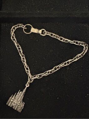 Disney Cinderella’s Castle Vintage Charm Sterling